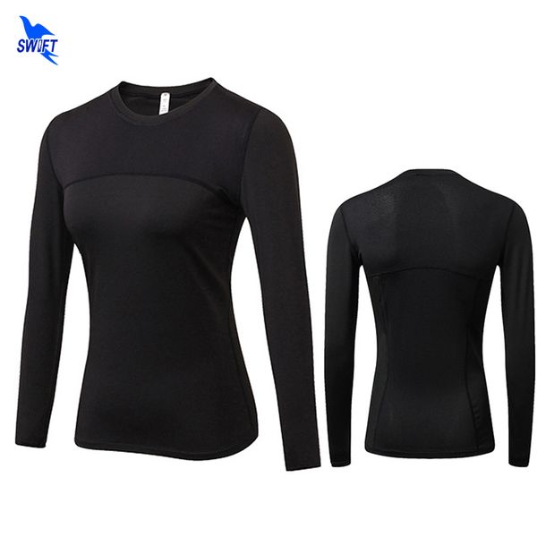 женщины компрессионные рубашки с длинными рукавами фитнес top tee тренировки одежды упругие подложки толстовка mesh лоскутная йога t shirt, Black;blue 
женщины компрессионные рубашки с длинными рукавами фитнес top tee тренировки одежды упругие подложки толстовка mesh лоскутная йога t shirt, Black;blue