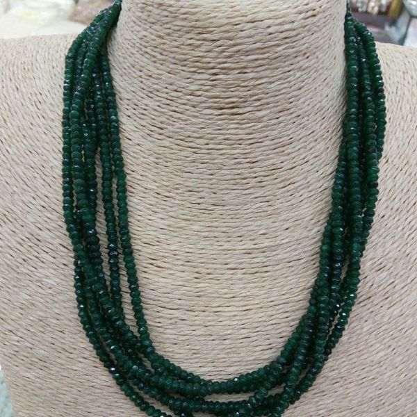 6strands 45cm noble deep green emeralds necklace deep red rubies 3*4mm flat oval natural stone necklace for mother's day gifts, Silver
6strands 45cm noble deep green emeralds necklace deep red rubies 3*4mm flat oval natural stone necklace for mother's day gifts, Silver
