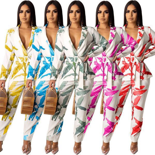 yy5080 2020 european and american women's two piece pants fashion leaf print casual long-sleeved trouser suit, White
yy5080 2020 european and american women's two piece pants fashion leaf print casual long-sleeved trouser suit, White