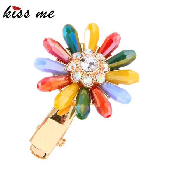 kissme colorful glass beads delicate crystal flower barrette for women gifts gold color alloy fashion hair jewelry accessories, Golden;silver
kissme colorful glass beads delicate crystal flower barrette for women gifts gold color alloy fashion hair jewelry accessories, Golden;silver