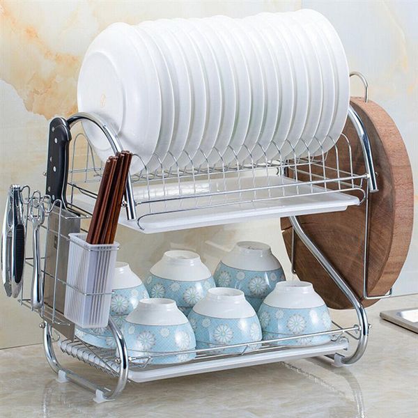 дважды dish drain главная полка для хранения кухни стальной слой для практического stand stainless стойки mwgmi homes2011
дважды dish drain главная полка для хранения кухни стальной слой для практического stand stainless стойки mwgmi homes2011