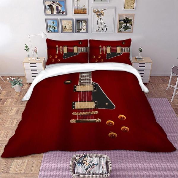 bedding sets guitar set red color duvet cover sizes single twin double king size home textiles 3pcs dropship
bedding sets guitar set red color duvet cover sizes single twin double king size home textiles 3pcs dropship