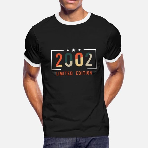 2002 limited edition t shirt men customized short sleeve s-xxxl solid color famous comical spring natural shirt
2002 limited edition t shirt men customized short sleeve s-xxxl solid color famous comical spring natural shirt