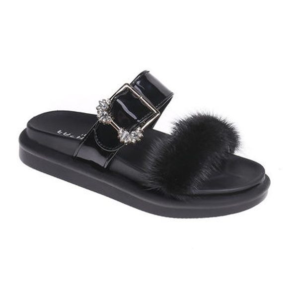 2020 summer thick-soled patent leather all-match fashion plush sponge cake thick-soled large size sandals and slippers women, Black
2020 summer thick-soled patent leather all-match fashion plush sponge cake thick-soled large size sandals and slippers women, Black