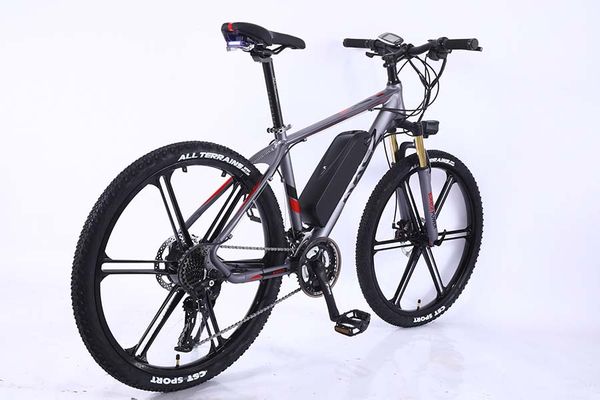 26 inch akez grey electric vehicle 36v10ah lithium battery aluminum alloy frame mountain bike variable speed power bicycle
26 inch akez grey electric vehicle 36v10ah lithium battery aluminum alloy frame mountain bike variable speed power bicycle