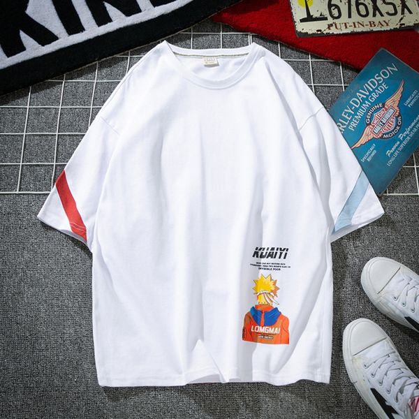 trendy men's wear student half sleeve summer short-sleeved t- naruto korean style ins trendy ham shirt shirtfluid shirt internet celebr, Blue
trendy men's wear student half sleeve summer short-sleeved t- naruto korean style ins trendy ham shirt shirtfluid shirt internet celebr, Blue