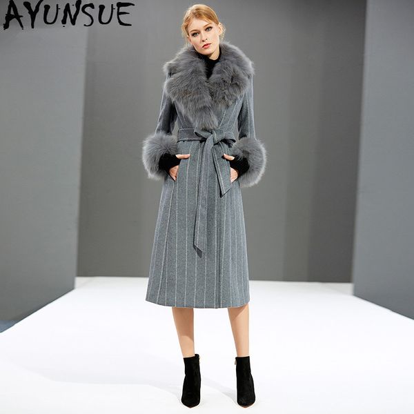 ayunsue wool coat female jacket winter coat women clothes 2020 fur collar woolen women korean jackets abrigo mujer my, Black
ayunsue wool coat female jacket winter coat women clothes 2020 fur collar woolen women korean jackets abrigo mujer my, Black