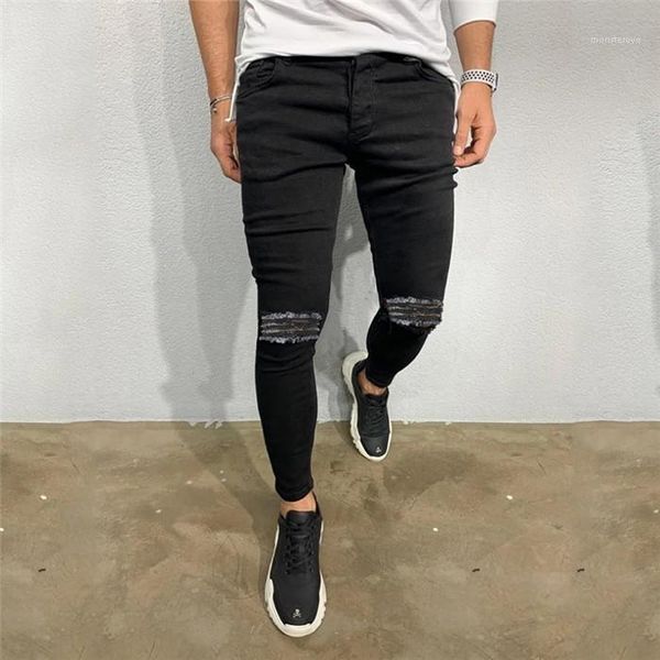 pancil jeans men spring autumn light washed high waist demin pants man hip hop slim trousers mens black hole, Blue
pancil jeans men spring autumn light washed high waist demin pants man hip hop slim trousers mens black hole, Blue