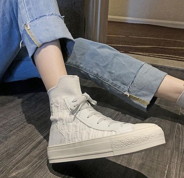 white shoes sports all-match 2020 flat shoes women high new casual canvas sneakers ghfmp, Black
white shoes sports all-match 2020 flat shoes women high new casual canvas sneakers ghfmp, Black