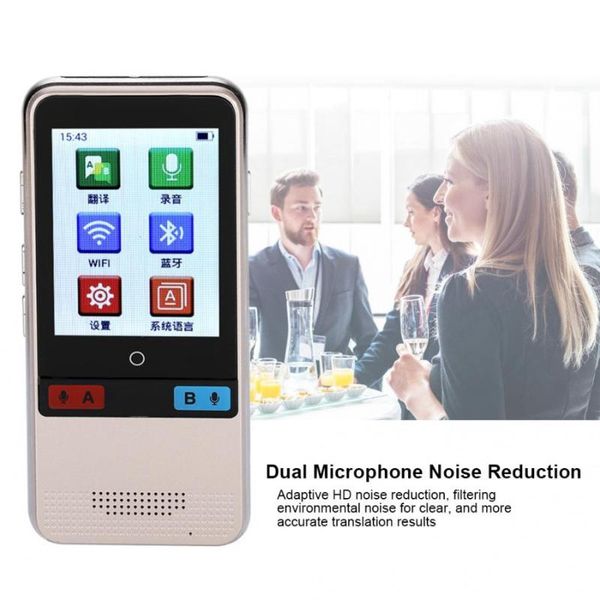 language translator 2.4'' touch screen portable smart interpreter real time multilingual voice translator no noise instant
language translator 2.4'' touch screen portable smart interpreter real time multilingual voice translator no noise instant