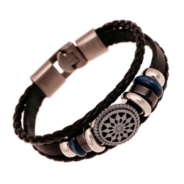 multilayer charm bracelet men round hollow flower leather bracelets & bangle woven pu alloy beads bracelet punk rock jewelry, Red;blue
multilayer charm bracelet men round hollow flower leather bracelets & bangle woven pu alloy beads bracelet punk rock jewelry, Red;blue