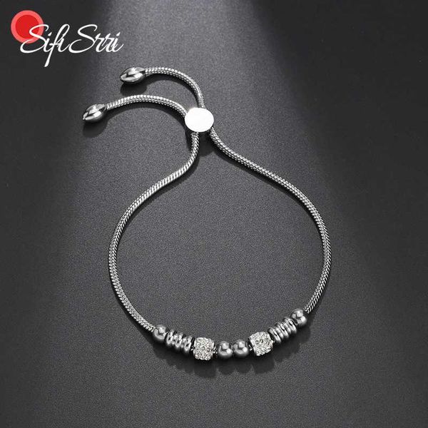 sifisrri romantic cubic zirconia charm bracelet stainless steel adjustable beads chain bracelets for women girls birthday gift, Golden;silver
sifisrri romantic cubic zirconia charm bracelet stainless steel adjustable beads chain bracelets for women girls birthday gift, Golden;silver