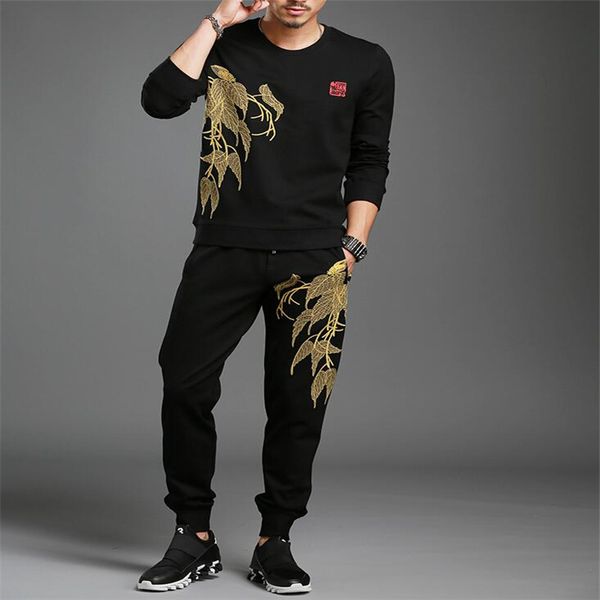 winter style causal suit long sleeve man tracksuit men set 2 pcs, Gray
winter style causal suit long sleeve man tracksuit men set 2 pcs, Gray