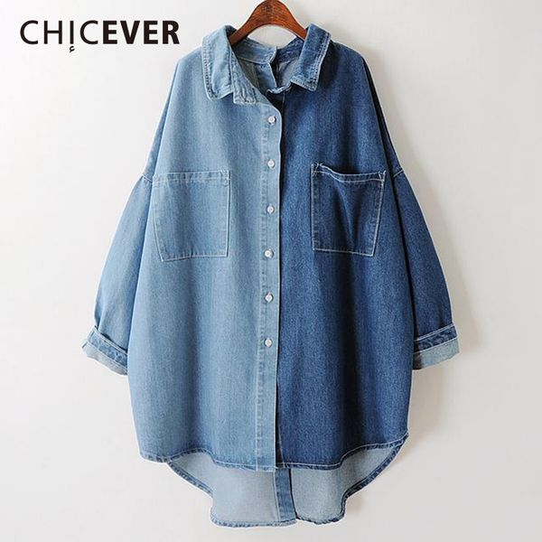 chicever denim women's shirts blouses long sleeve loose big size women shirt clothes 2020 autumn fashion casual new, White
chicever denim women's shirts blouses long sleeve loose big size women shirt clothes 2020 autumn fashion casual new, White