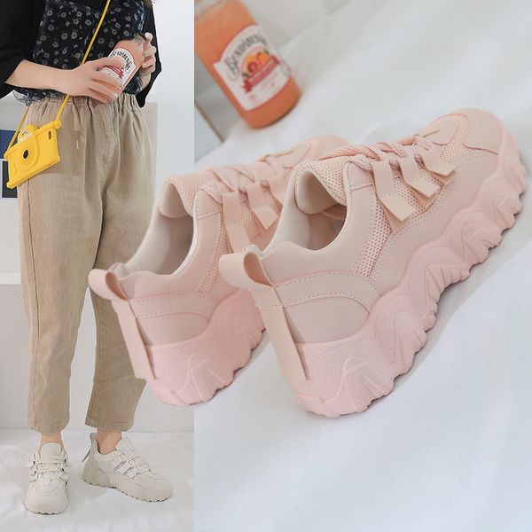 thick bottom flat platform shoes woman chunky sneakers lace up air mesh breathable solid casual shoes female flats women, Black
thick bottom flat platform shoes woman chunky sneakers lace up air mesh breathable solid casual shoes female flats women, Black