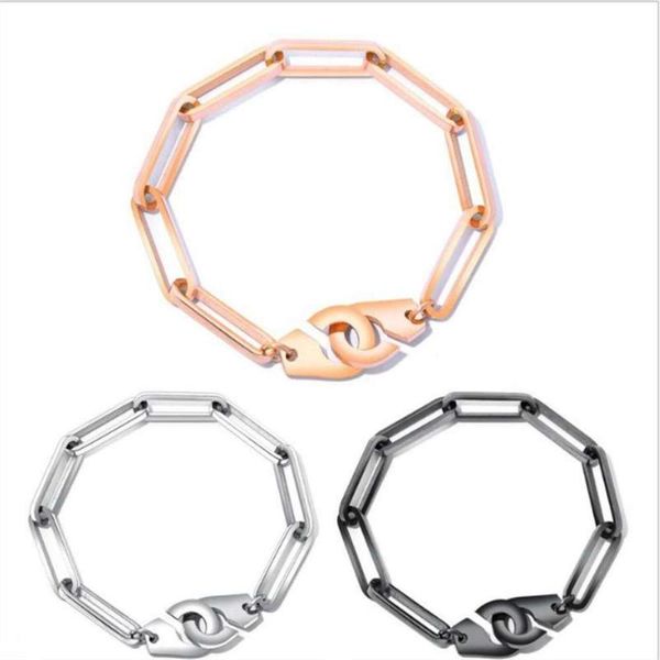 women men jewelry titanium steel simple personal handcuffst bracelet so362, Black
women men jewelry titanium steel simple personal handcuffst bracelet so362, Black