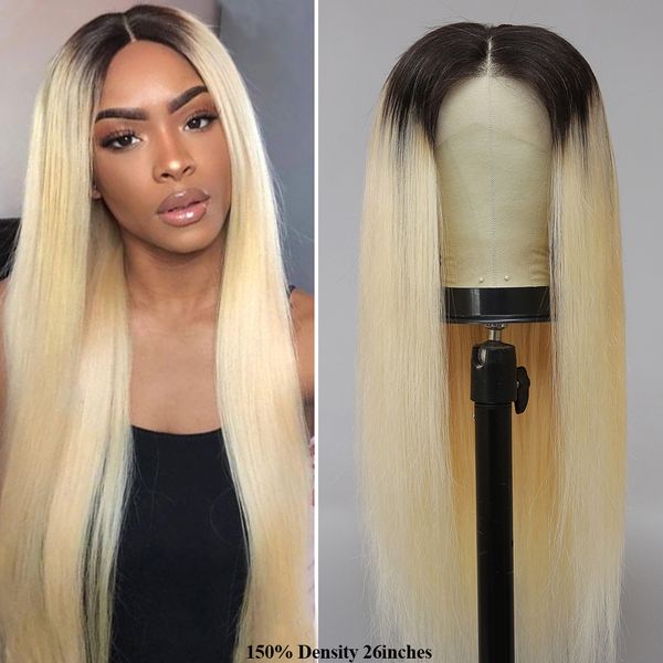 t1b/613 ombre blonde lace front human hair wigs for women brazilian remy straight pre plucked 13x4 lace wig 150% density, Black
t1b/613 ombre blonde lace front human hair wigs for women brazilian remy straight pre plucked 13x4 lace wig 150% density, Black