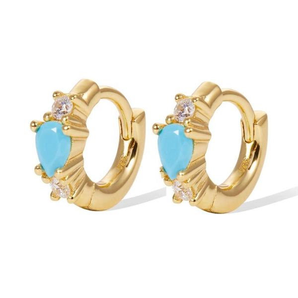 hoop & huggie lozrunve korean delicate water drop turquoise cz mini earring 2021 design, Golden;silver
hoop & huggie lozrunve korean delicate water drop turquoise cz mini earring 2021 design, Golden;silver