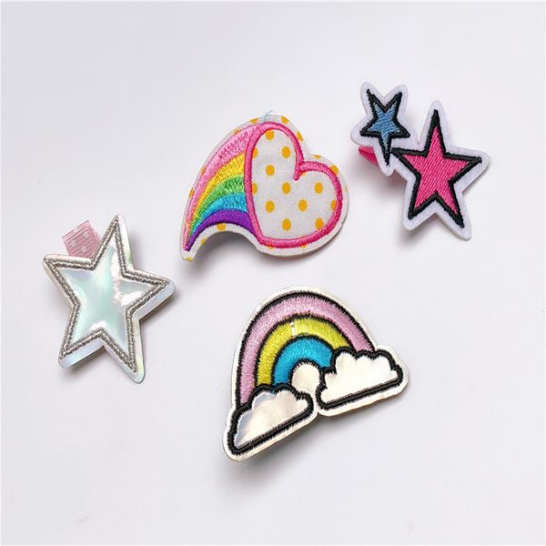 boutique ins 20pcs fashion cute laser leather star hairpins glossy rainbow heart hair clips princess headwear hair accessories, Slivery;white
boutique ins 20pcs fashion cute laser leather star hairpins glossy rainbow heart hair clips princess headwear hair accessories, Slivery;white