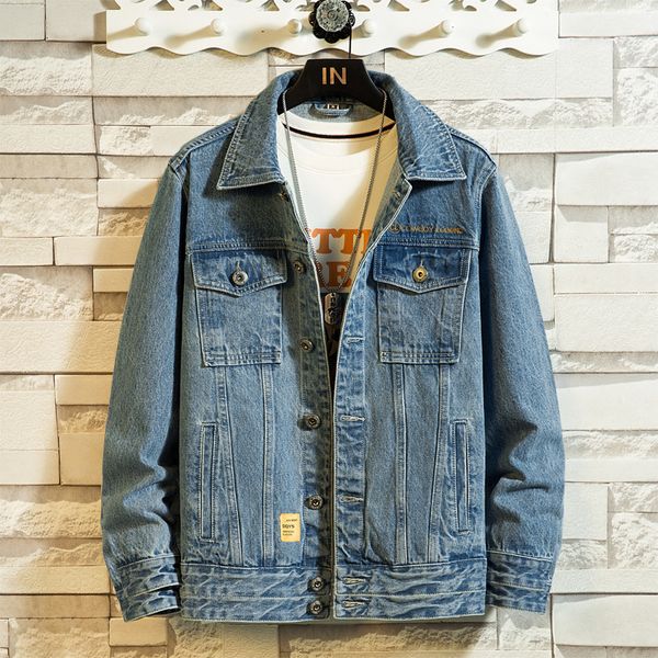 2020 denim jackets men cowboy slim fit bomber jacket men's ripped jean jacket hip hop streetwear coats chaqueta hombre size 5xl, Black;brown
2020 denim jackets men cowboy slim fit bomber jacket men's ripped jean jacket hip hop streetwear coats chaqueta hombre size 5xl, Black;brown