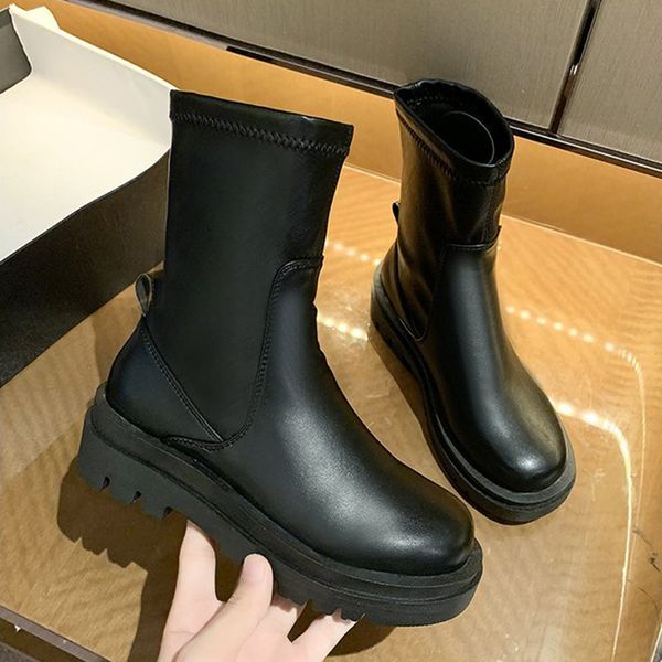 black motorcycle boots women muffins round toe mid-calf knight botines female pu leather shoes high heels slip on platform botas
black motorcycle boots women muffins round toe mid-calf knight botines female pu leather shoes high heels slip on platform botas