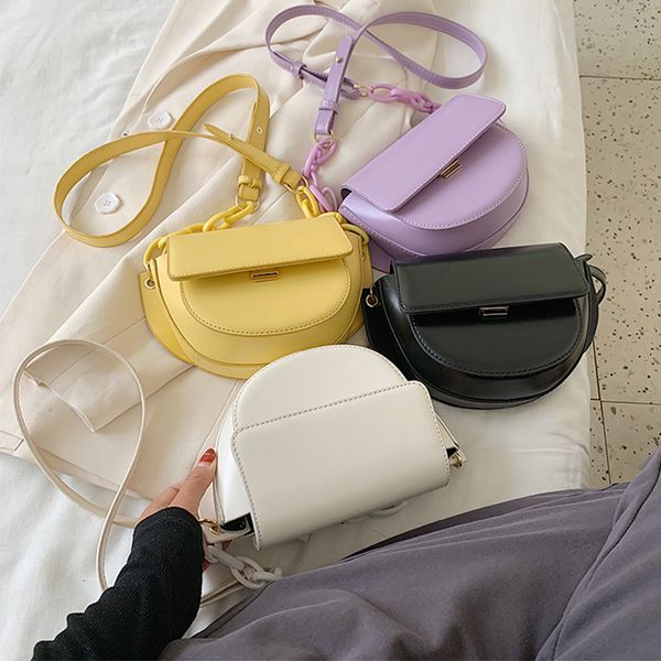 кожа pu сплошного цвета малый сумки на ремне повседневный crossbody сумки для женщин 2020 акриловые цепи мини сумка saddle bag zd1650
кожа pu сплошного цвета малый сумки на ремне повседневный crossbody сумки для женщин 2020 акриловые цепи мини сумка saddle bag zd1650