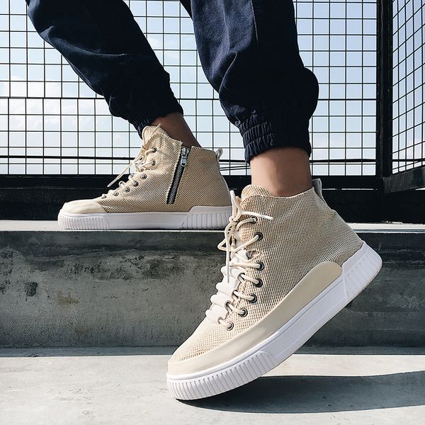 2020 new arrival high men canvas shoes flats casual sneakers men lace-up casual shoes zapatos hombre, Black
2020 new arrival high men canvas shoes flats casual sneakers men lace-up casual shoes zapatos hombre, Black