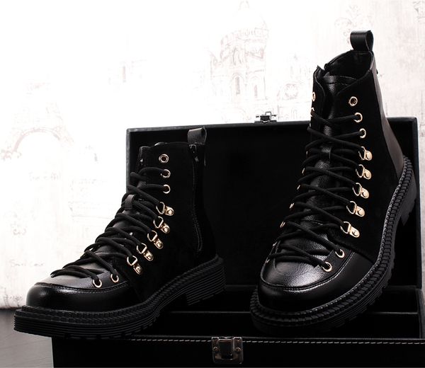 winter autumn men's boots quality desert combat barge army work shoes leather snow boots outdoor hiking walking, Black
winter autumn men's boots quality desert combat barge army work shoes leather snow boots outdoor hiking walking, Black