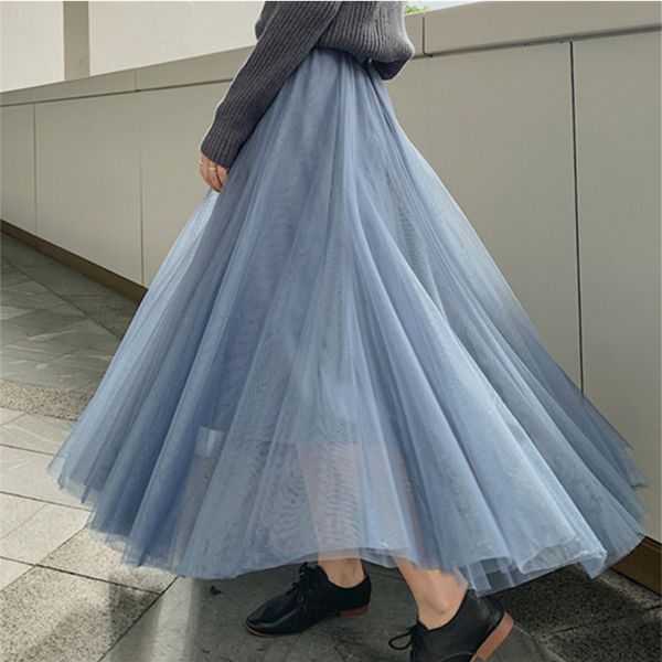 skirts ailegogo 2021 women casual elegant ankle-length long skirt autumn winter tulle multi colors sweet high waist female sk7001, Black
skirts ailegogo 2021 women casual elegant ankle-length long skirt autumn winter tulle multi colors sweet high waist female sk7001, Black