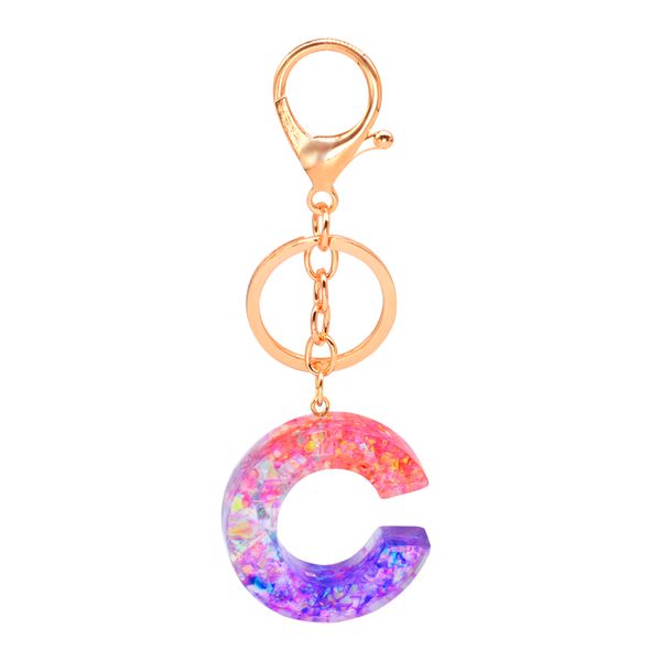 1pcs new shiny colorful 26 letter initial keychain for women round gold acrylic pendant keychain holder jewelry accessories, Silver
1pcs new shiny colorful 26 letter initial keychain for women round gold acrylic pendant keychain holder jewelry accessories, Silver
