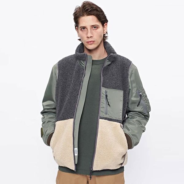 sell 18fw autumn splice windproof fleece matching color zipper jacket spring men fashion coats women jacket winter street outwear dbtgu, Black
sell 18fw autumn splice windproof fleece matching color zipper jacket spring men fashion coats women jacket winter street outwear dbtgu, Black