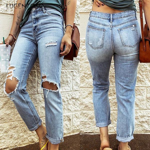 lugentolo женские сексуальные джинсы рваные повседневный мытый slim-fit hole прямой синий мода улица женщины простой длинные джинсы, Blue
lugentolo женские сексуальные джинсы рваные повседневный мытый slim-fit hole прямой синий мода улица женщины простой длинные джинсы, Blue