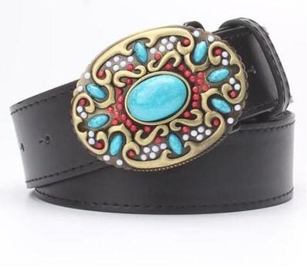 fashion women leather belt bohemian style gemstone beads belt turquoise stones belts arabesque pattern metal gift for06, Black;brown
fashion women leather belt bohemian style gemstone beads belt turquoise stones belts arabesque pattern metal gift for06, Black;brown