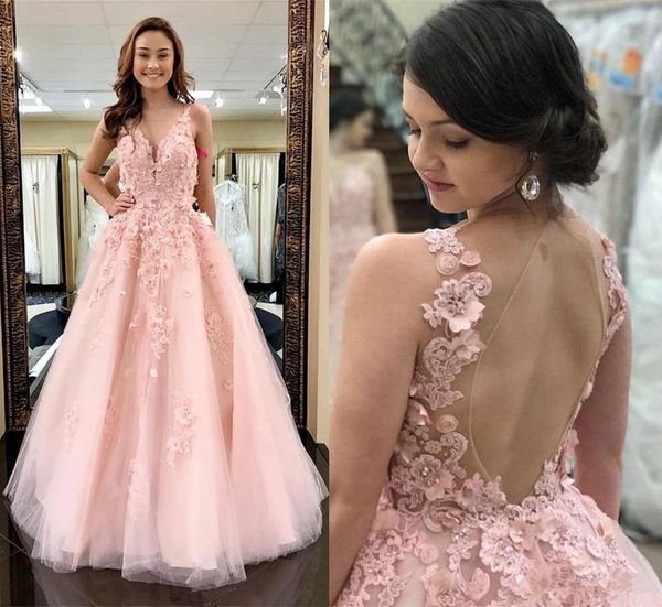 open back a line tulle prom dresses v neck 3d applique lace sleeveless evening dresses party bride gowns vestidos de fiesta c126, Black;red
open back a line tulle prom dresses v neck 3d applique lace sleeveless evening dresses party bride gowns vestidos de fiesta c126, Black;red