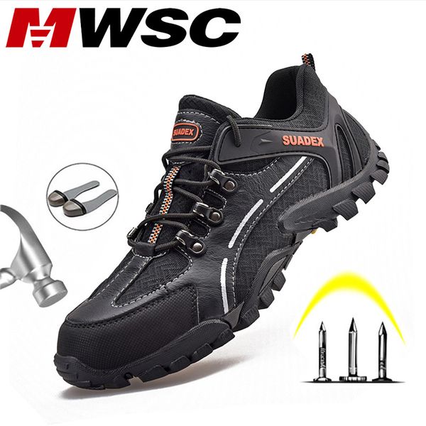 mwsc all season work safety shoes for men male anti-smashing steel toe cap construction working boots indestructible shoes men, Black
mwsc all season work safety shoes for men male anti-smashing steel toe cap construction working boots indestructible shoes men, Black