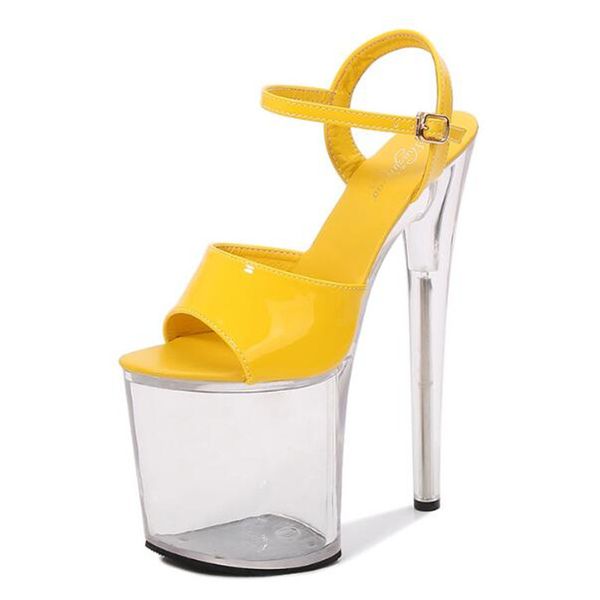 summer 20cm thin high heels women sandals lady pumps patent leather buckle open toed waterproof platform party shoes woman, Black
summer 20cm thin high heels women sandals lady pumps patent leather buckle open toed waterproof platform party shoes woman, Black