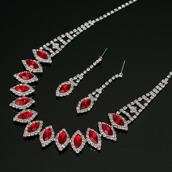 new trendy design rhinestone teardrop dangle stud earrings necklace wedding bridal luxury vintage jewelry set, Silver
new trendy design rhinestone teardrop dangle stud earrings necklace wedding bridal luxury vintage jewelry set, Silver