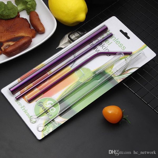 3pcs stainless steel drinking straws colorful metal rainbow multi-colored straw reusable drink party wedding tool
3pcs stainless steel drinking straws colorful metal rainbow multi-colored straw reusable drink party wedding tool