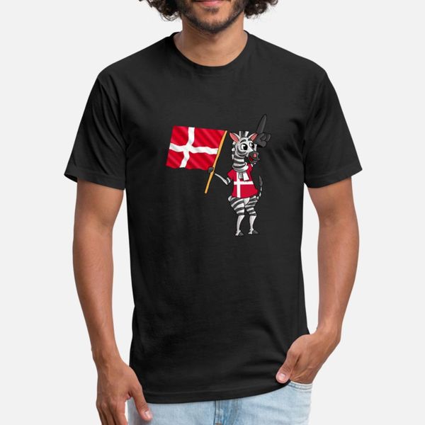 a danish zebra t shirt men create cotton size s-3xl natural sunlight funny summer style family shirt