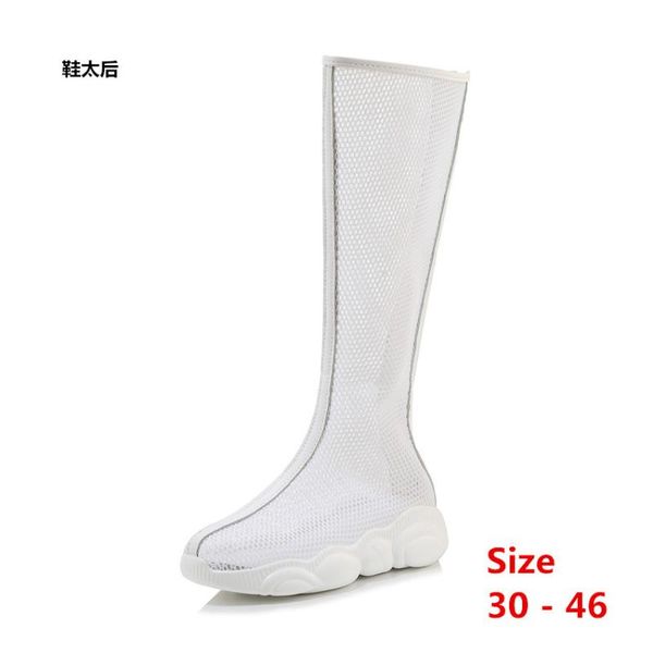 boots summer med heels wedges women knee high heel woman shoes platform small big size 30 - 46, Black
boots summer med heels wedges women knee high heel woman shoes platform small big size 30 - 46, Black