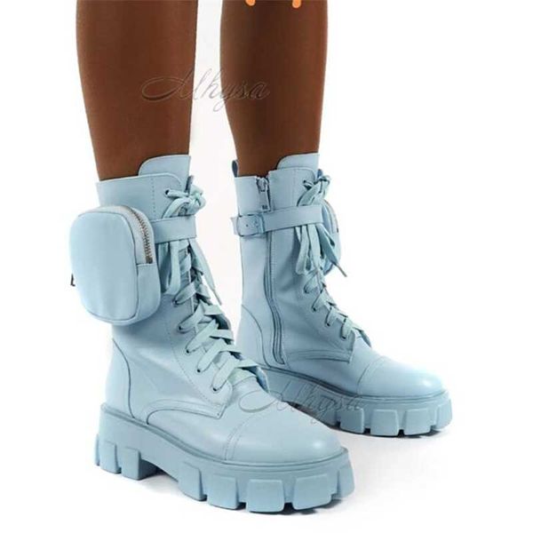 2020 new women pocket boot lace up women buckle strap blue chunky sole pouch boots woman fashion platform boot w152, Black
2020 new women pocket boot lace up women buckle strap blue chunky sole pouch boots woman fashion platform boot w152, Black