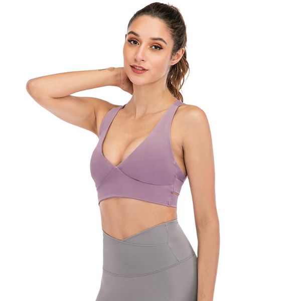 gym clothing push up underwear sport bra for women crop cross straps v-neck nylon solid active wear fitness femme workout, White;black
gym clothing push up underwear sport bra for women crop cross straps v-neck nylon solid active wear fitness femme workout, White;black