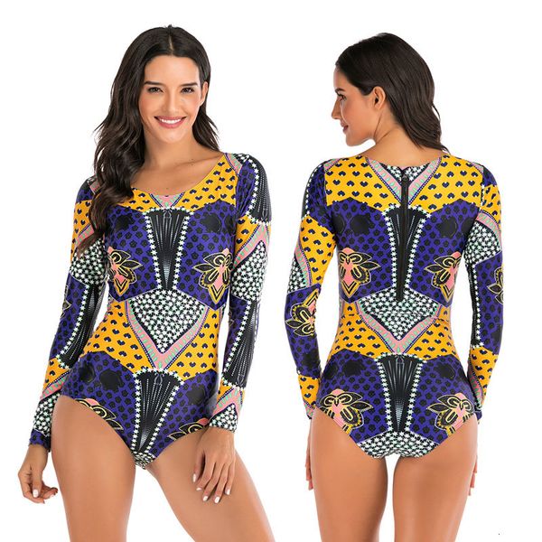 women's long sleeve one piece swimsuit zip back bodysuit sun uv protection swimwear rash guards bathing suits printed
women's long sleeve one piece swimsuit zip back bodysuit sun uv protection swimwear rash guards bathing suits printed