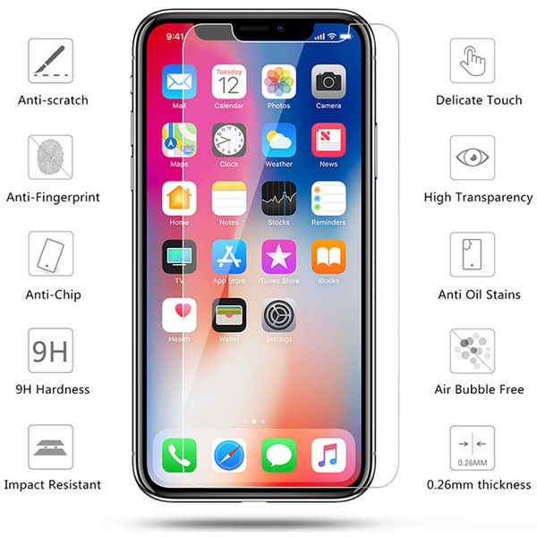 9h tempered glass clear screen protector for iphone se 2020 11 pro max x xr xs max 7 8 6 s plus 5 5s hd film with retail package
9h tempered glass clear screen protector for iphone se 2020 11 pro max x xr xs max 7 8 6 s plus 5 5s hd film with retail package