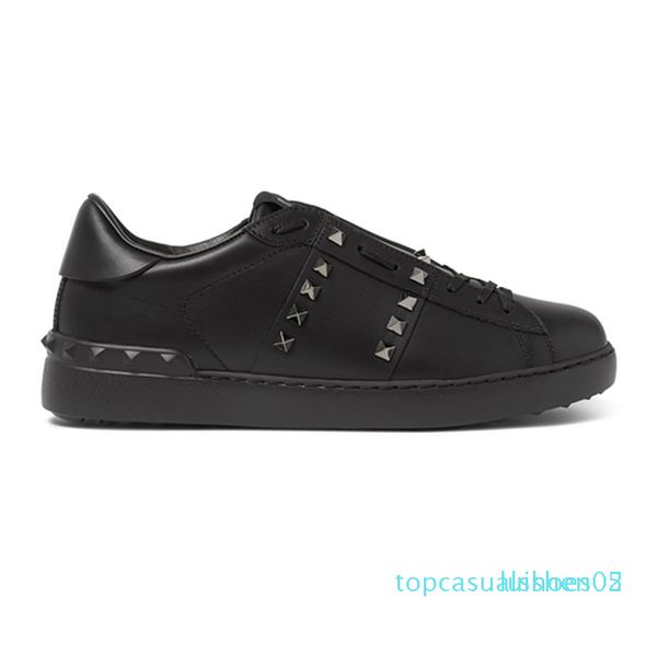 women men rivets flats comfort casual shoes weaving leather patchwork trendy designer luxury shoe studded skateboarding tennis sneakers t05, Black
women men rivets flats comfort casual shoes weaving leather patchwork trendy designer luxury shoe studded skateboarding tennis sneakers t05, Black