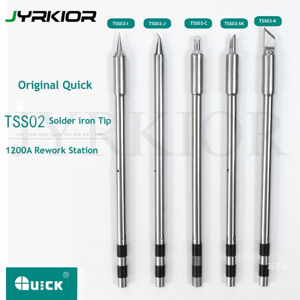 jyrkior original quick electric soldering iron welding tips for quick ts1200a soldering station iron head / nozzle
jyrkior original quick electric soldering iron welding tips for quick ts1200a soldering station iron head / nozzle