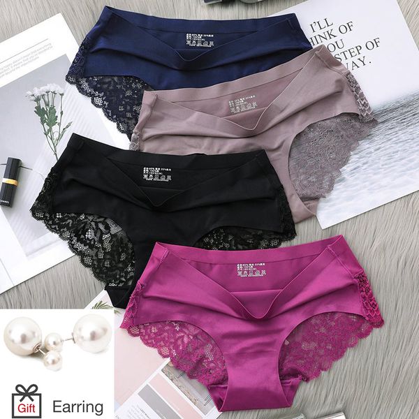 women's panties for women lace silk lingerie low waist 3pcs female underwear plus size seamless -xxl, Black;pink
women's panties for women lace silk lingerie low waist 3pcs female underwear plus size seamless -xxl, Black;pink