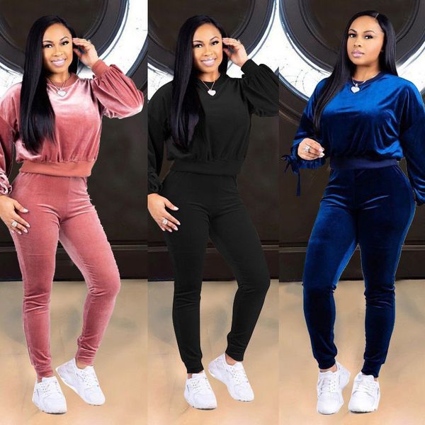 women designer corduroy solid color tracksuits casual 2 piece high waist trousers fashion spring autumn o-neck two pieces outfit, White
women designer corduroy solid color tracksuits casual 2 piece high waist trousers fashion spring autumn o-neck two pieces outfit, White