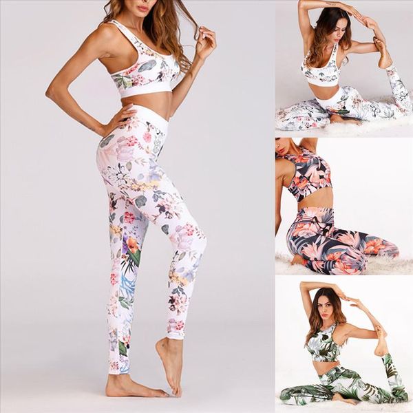 fashion women flower digital printing vest trousers sports suit pants fitness suit 2pcs set ng, Gray
fashion women flower digital printing vest trousers sports suit pants fitness suit 2pcs set ng, Gray