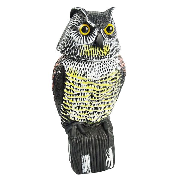 outdoor garden 360 rotate head scarecrow owl statue scare birds pest deterrent
outdoor garden 360 rotate head scarecrow owl statue scare birds pest deterrent